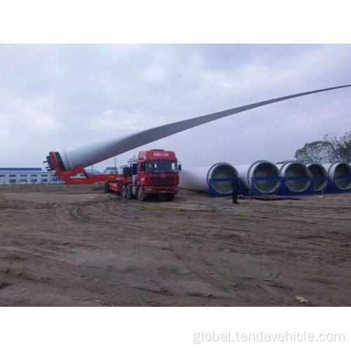 Special Purpose Semitrailer Wind Turbine Blade Transport Trailer Factory